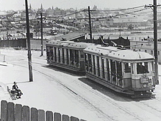 Sydney’s old trams. Picture: Depot City of Sydney archive