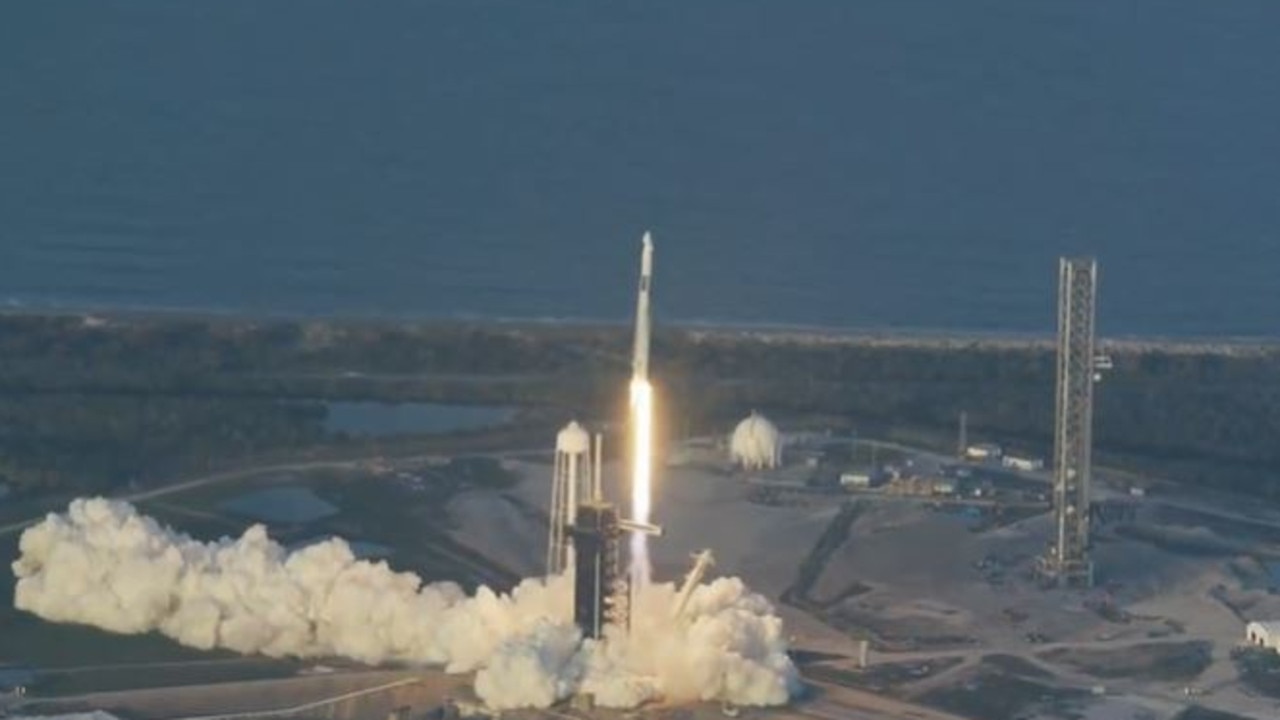 SpaceX launches crew to relieve abandoned astronauts. Picture: X@SpaceX