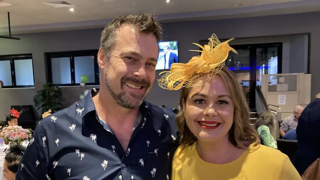 David and Andrea Bradley at the Gympie RSL Melbourne Cup luncheon November 1, 2022