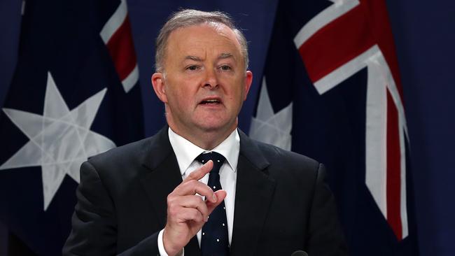 Anthony Albanese has been hamstrung on whether he will support the government’s tax cuts.