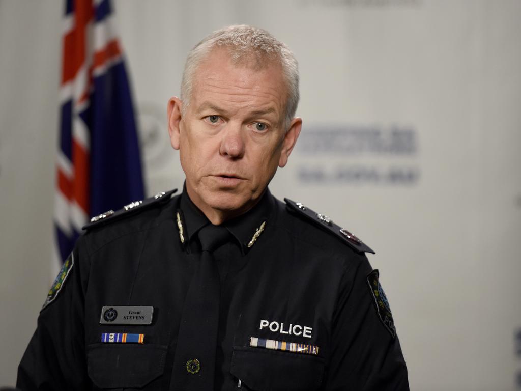 Police Commissioner Grant Stevens said easing the restrictions was an important step for the community. Picture: NCA NewsWire / Naomi Jellicoe