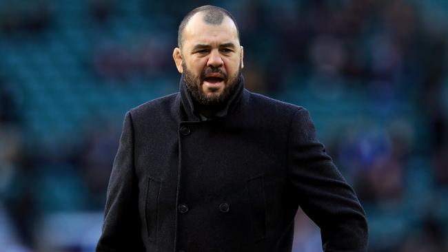 LONDON, ENGLAND - DECEMBER 03:  Michael Cheika, head coach of Australia looks on during the Old Mutual Wealth Series match between England and Australia at Twickenham Stadium on December 3, 2016 in London, England.  (Photo by David Cannon/Getty Images)