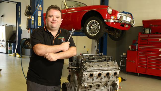 Yep he’s done it again! Tristan Hourigan from Automotive Satisfaction at Oxenford is the Best of the Gold Coast Mechanic winner. Picture Glenn Hampson