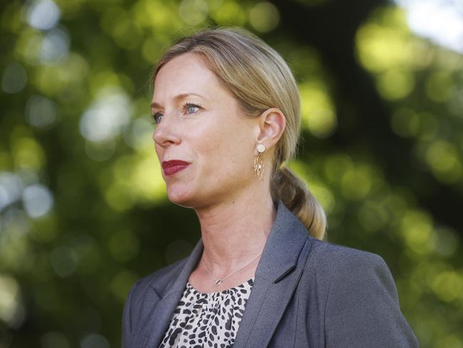 Labor leader Rebecca White the day after parliament was re-called for one sitting day.  Picture: Nikki Davis-Jones