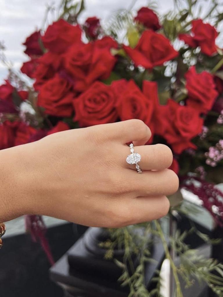 Tammy showed off her gorgeous ring. Picture: Instagram