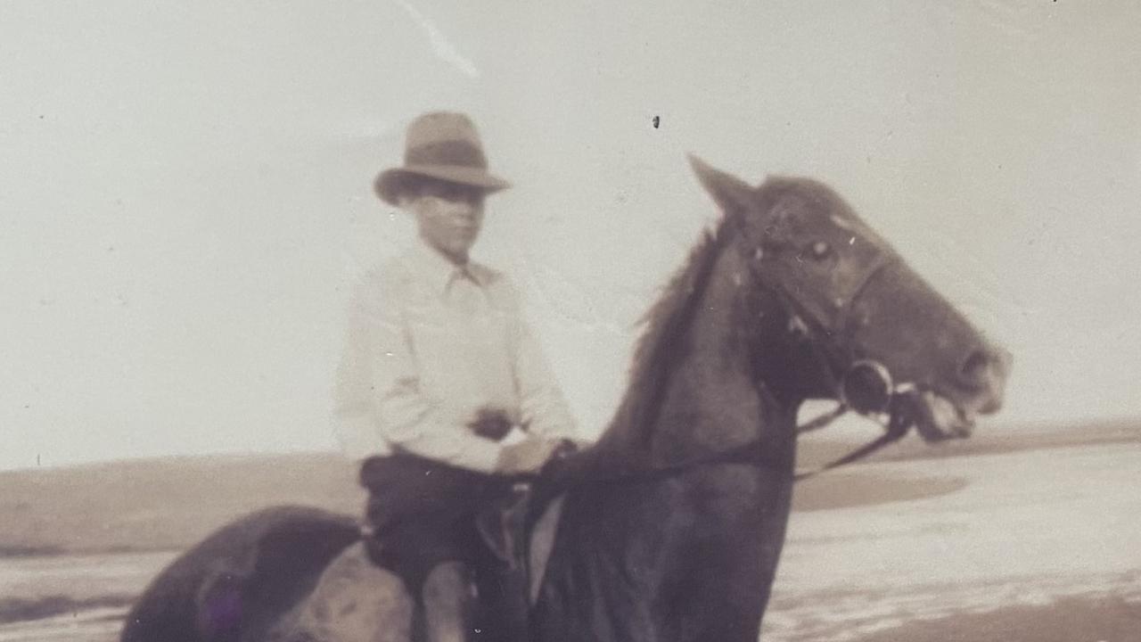 Charles Randell winning the Carmila Cup in 1938. Pic supplied