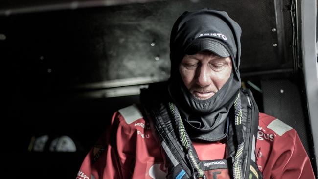 John Fisher before he was swept overboard in the last round the world race.