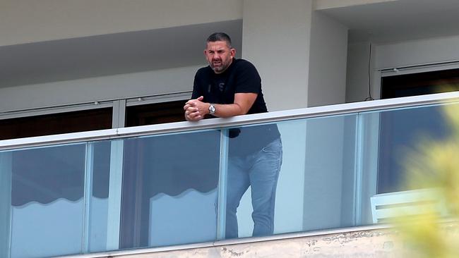 Forum Finance founder Bill Papas, pictured in Greece earlier this month, is entangled in a $400m fraud investigation by the NSW Financial Crimes squad.