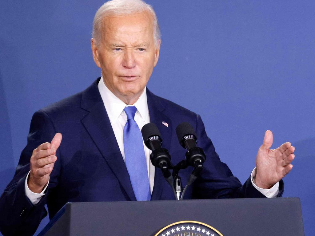 US President Joe Biden attempts to save his candidacy. Picture: AFP