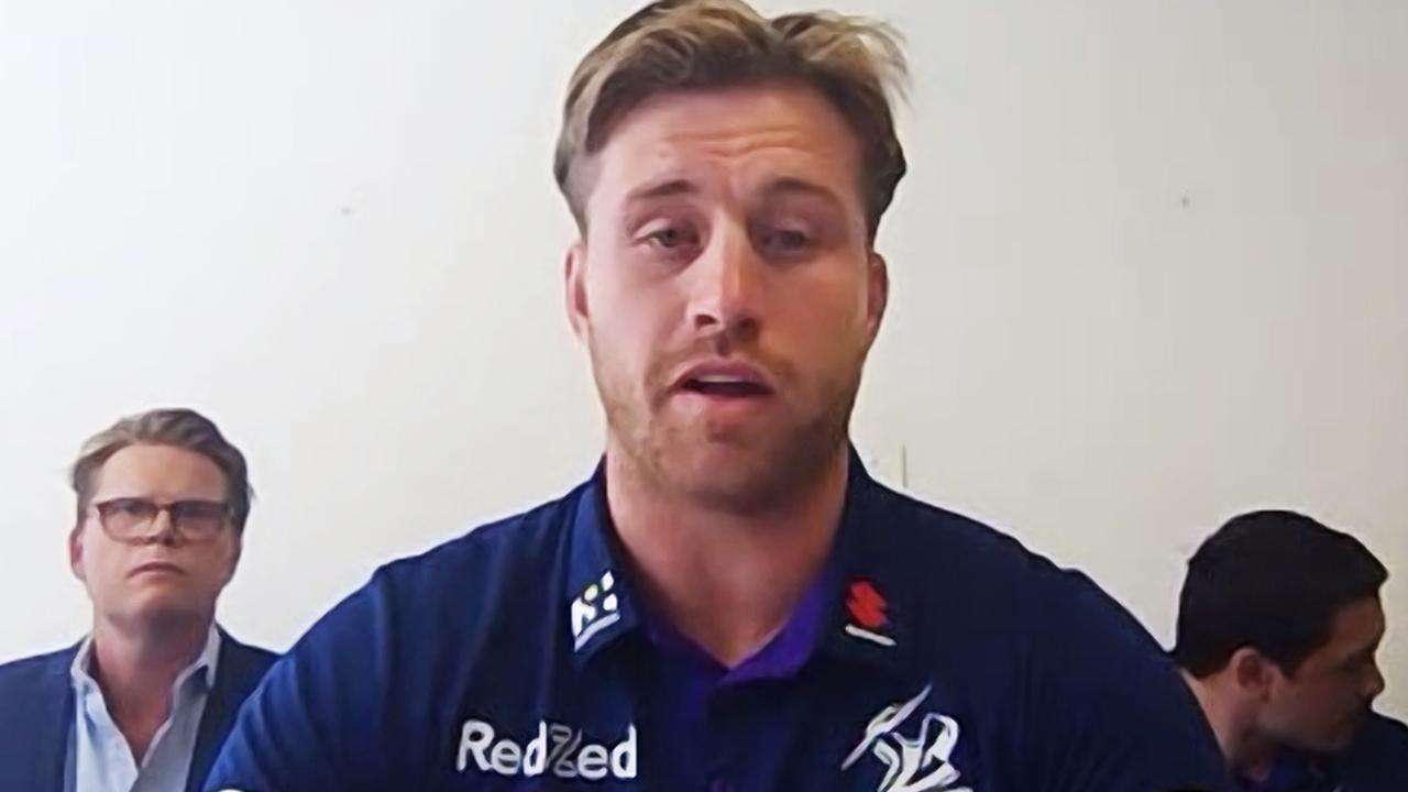 Cameron Munster had to make humbling apologies.