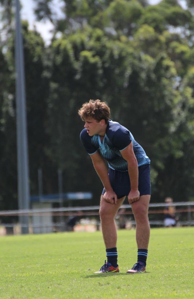 Ballymore Cup rugby action at the Albany Creek Brumbies Junior Rugby Union Club on Friday, April 12, 2024.