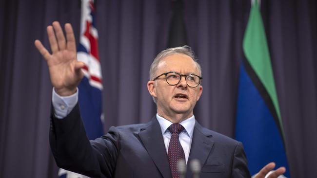 Anthony Albanese has addressed a 90th anniversary celebration at the ABC. Picture: NCA NewsWire / Gary Ramage