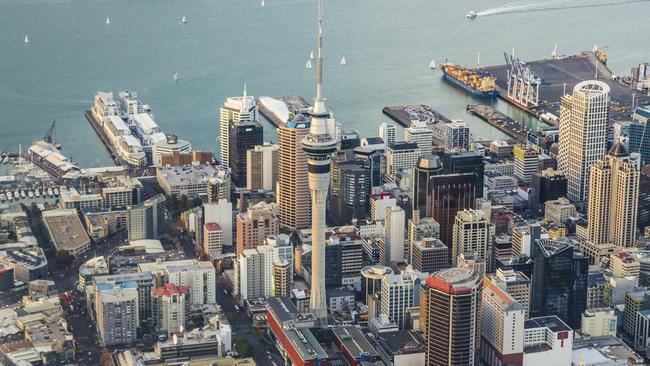 Auckland CBD and harbour. New minimum capital level requirements are to be introduced by the Reserve Bank of New Zealand. 