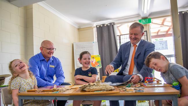 The Opposition Leader has promised to support childcare to boost women’s participation in the workforce. Picture: Supplied