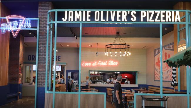 Unveiling of the new Jamie Oliver Pizzeria at The Patio, Pacific Fair. Picture: Glenn Hampson