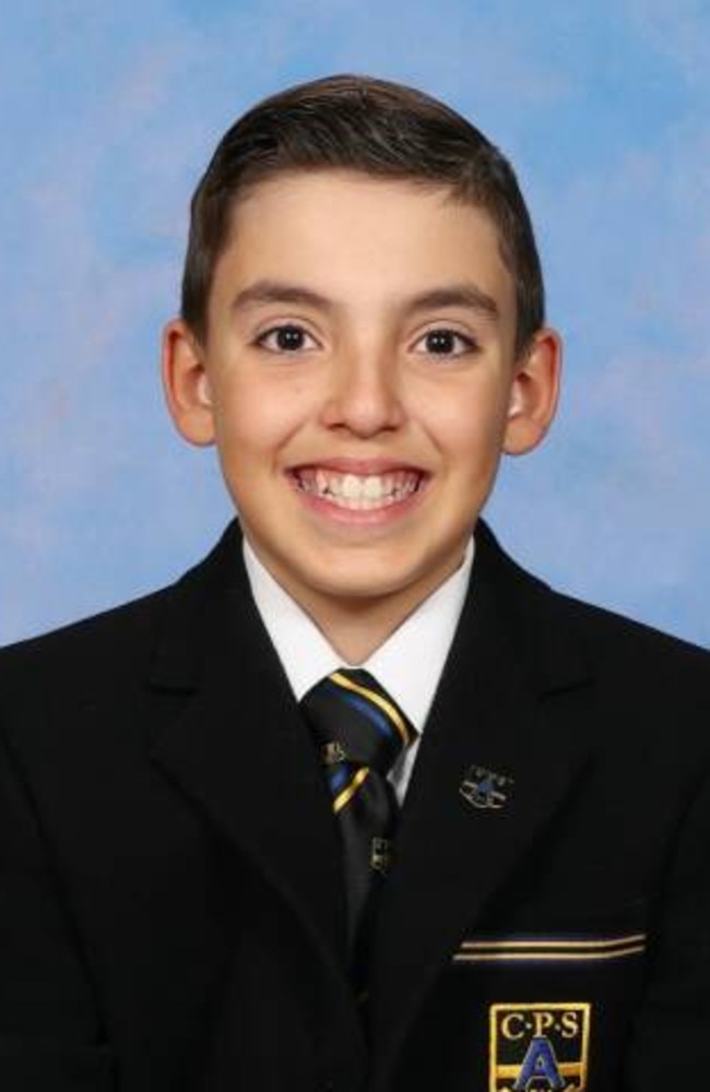 Coogee Boys' Preparatory School captain Emilio Papaioannou.