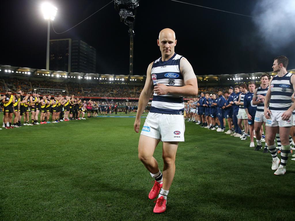 Gary Ablett Jr goes off into the sunset.