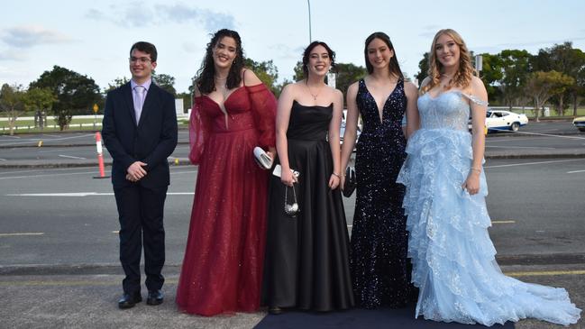 Students at the 2024 Chancellor State College formal.