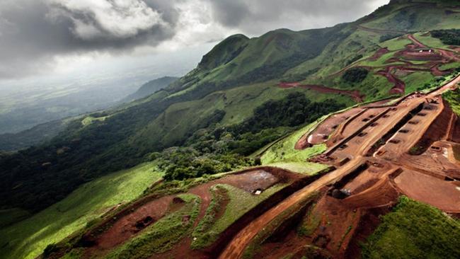 Rio Tinto's iron ore project Simandou in Guinea could undermine Australia’s trade with China. Picture: AFP