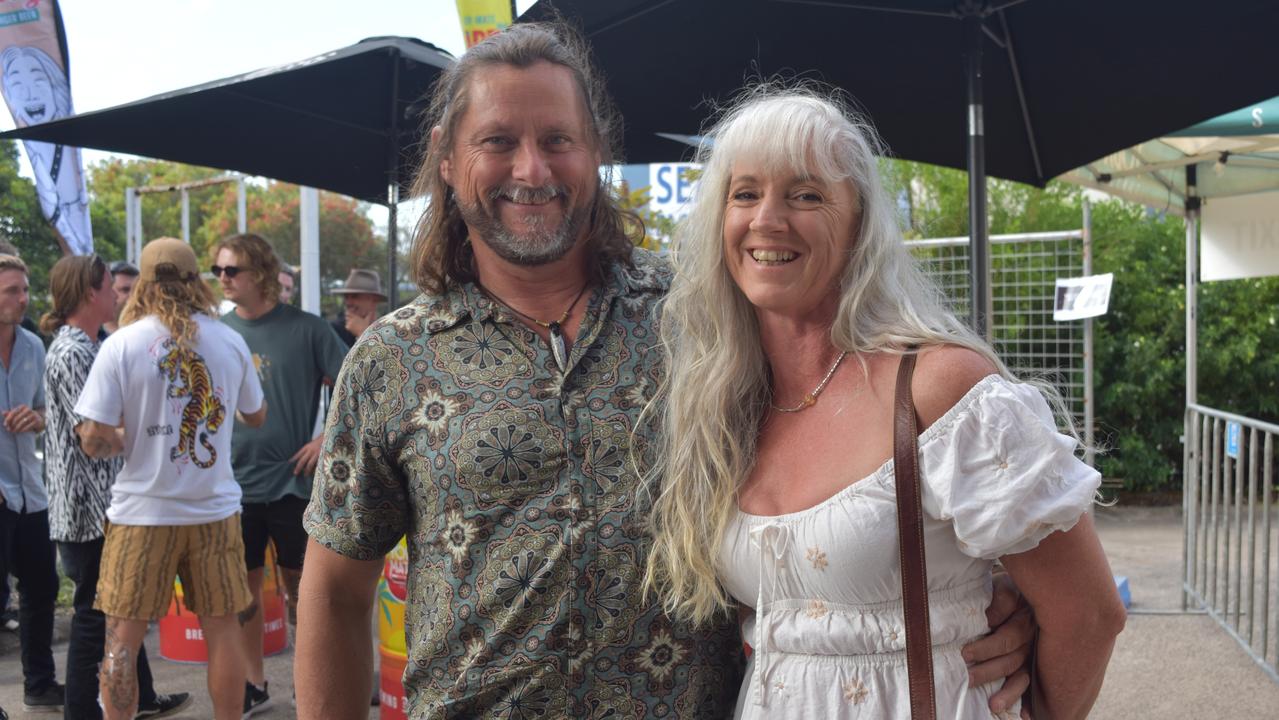 Dean and Julie West at Your Mates Beer Day Out in Warana on December 10, 2022. Picture: Sam Turner