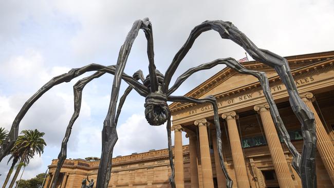 Installation of Louise Bourgeois 'Maman' at the Art Gallery of New South Wales, November 2023, photo © Art Gallery of New South Wales, Felicity Jenkins