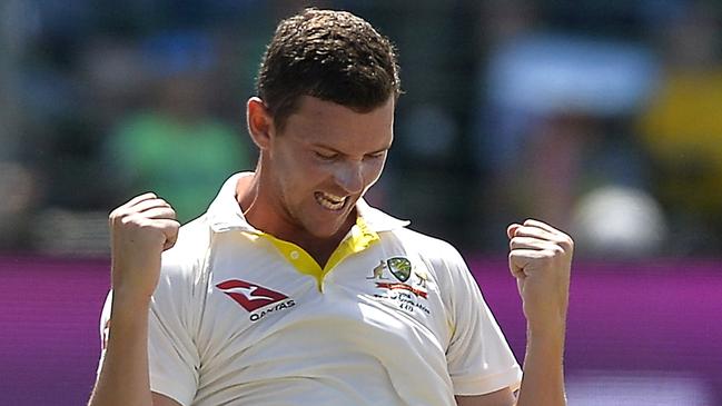 Australian vice-captain Josh Hazlewood knows he won’t be able to maintain a full workload over a hectic summer. Picture: Getty Images