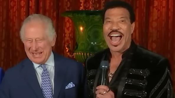 King Charles and Lionel Richie. Picture: American Idol/Youtube