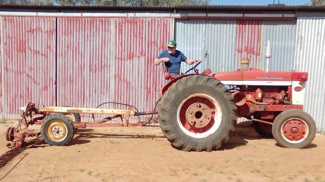 Trevor Kleemann was proud of his collection of tractors and farming machinery. Picture: Facebook