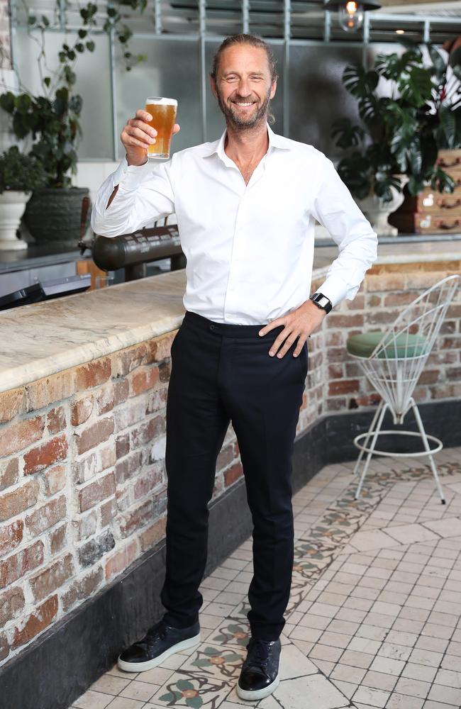 Justin Hemmes pictured in his venue the Coogee Pavilion. Picture: Brett Costello