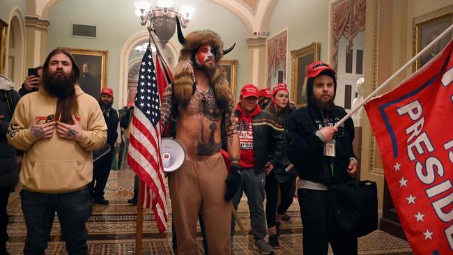 Supporters of Donald Trump who were convicted after entering the US Capitol on January 6, 2021, are hoping for a pardon from the president-elect. Picture: AFP