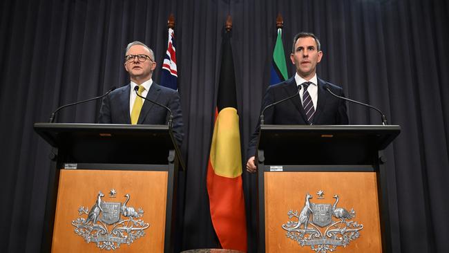 Prime Minister Anthony Albanese and Treasurer Jim Chalmers.