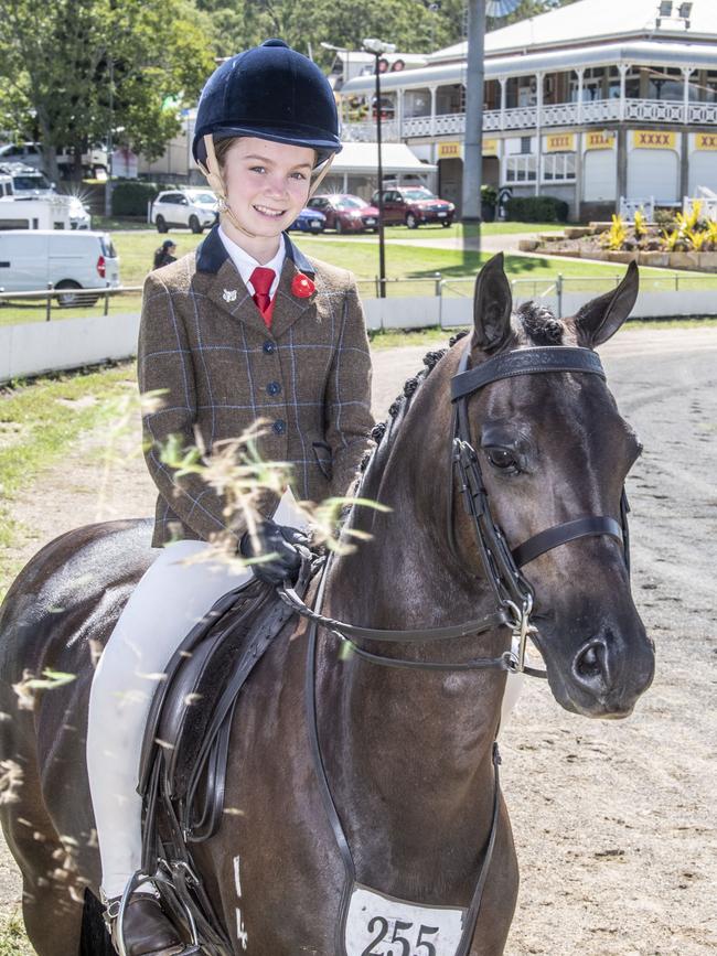 Annabelle Gill on KG Imalittlerockstar. Toowoomba Royal Show. Picture: Nev Madsen