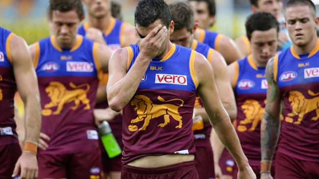 Tom Rockliff’s future at Brisbane remains unclear. Picture: Darren England