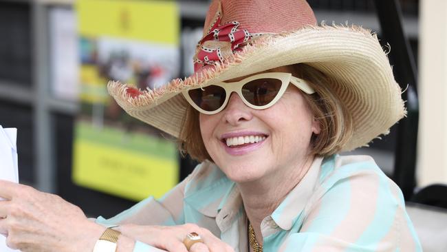 Trainer Gai Waterhouse checks out yearlings at the Magic Millions sales complex at Bundall. Picture Glenn Hampson