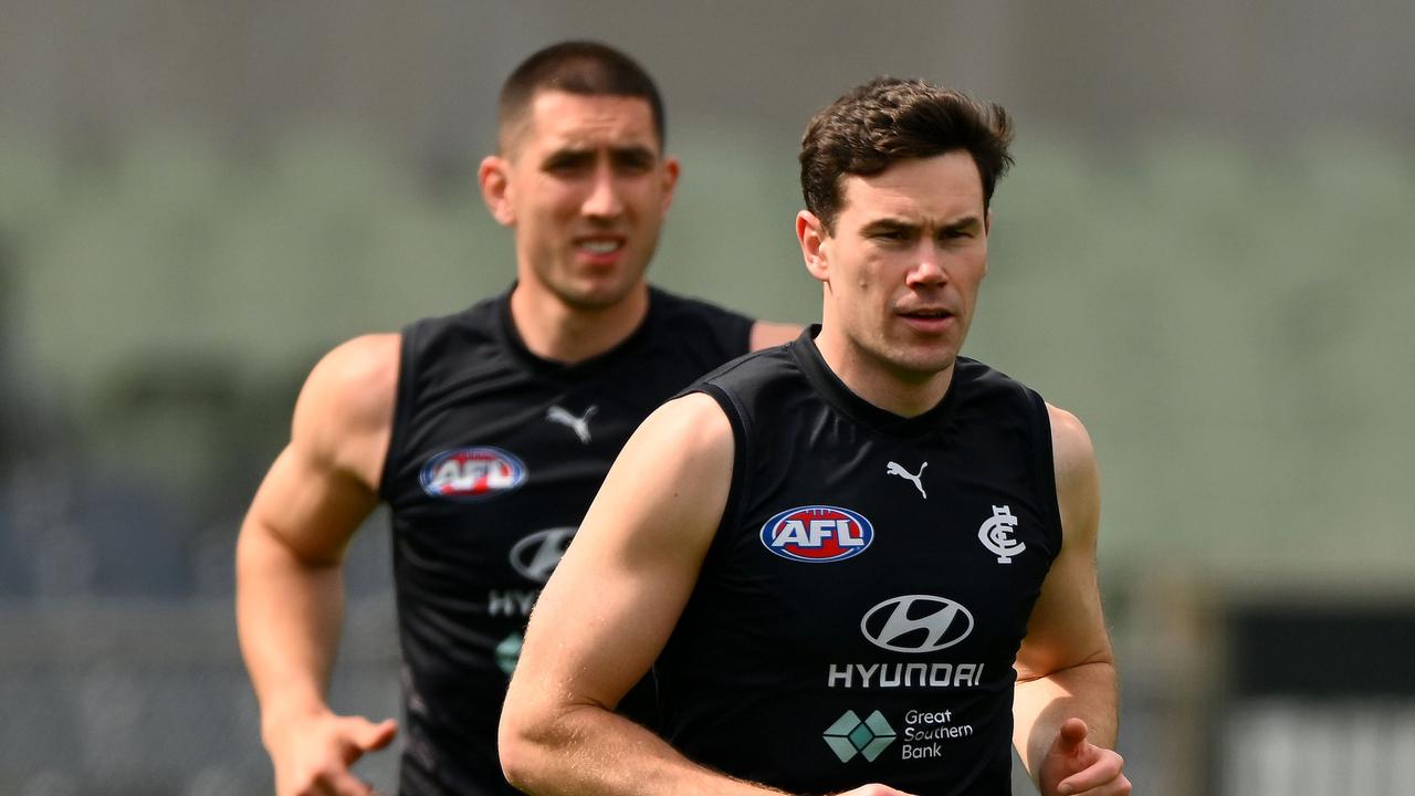 Mitch McGovern suffered a concussion at training. Picture: Getty Images