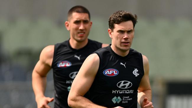 Mitch McGovern suffered a concussion at training. Picture: Getty Images