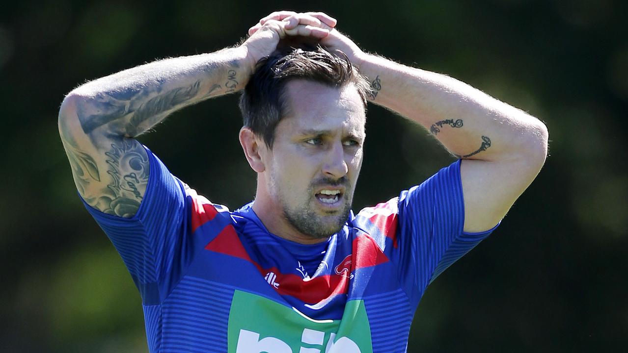 Newcastle Knights captain Mitchell Pearce will be under some pressure heading into 2020. (AAP Image/Darren Pateman)