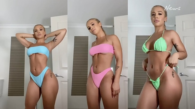 Tammy Hembrow models swimwear collection