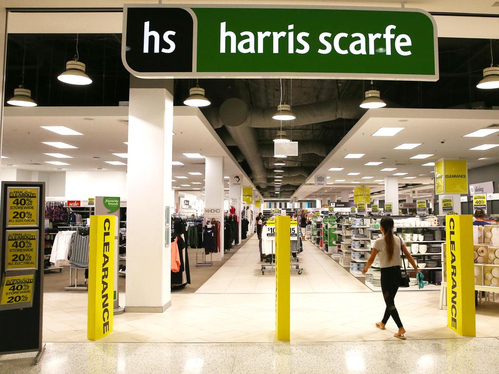 When Harris Scarfe went into administration it was taken on by new owners. Picture: Brendan Radke.
