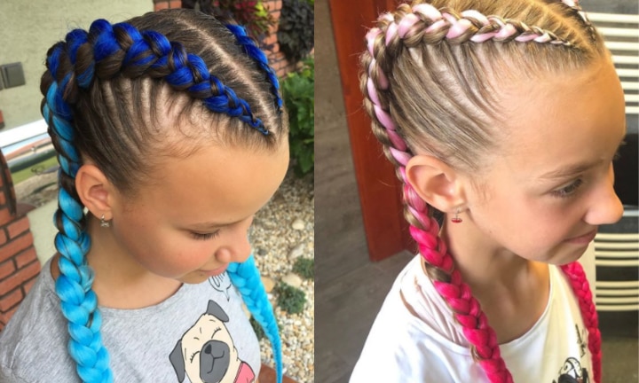 Braids for white clearance kids