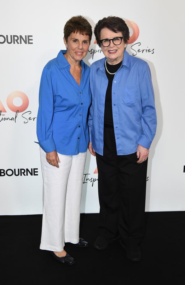 Ilana Kloss and Billie Jean King. Picture: Getty