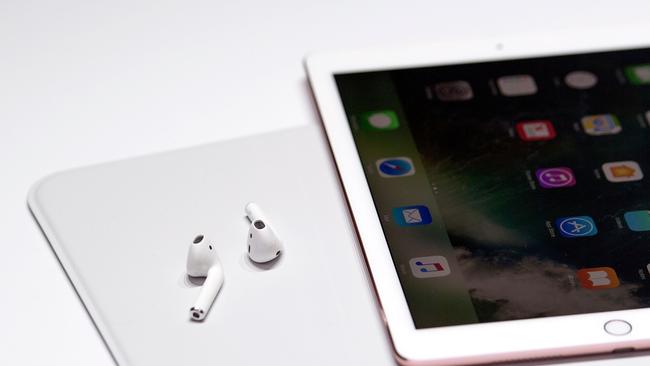 Apple AirPods &amp; Airpods Pro are being discounted by a selection of Australian retailers this Black Friday (Photo by Josh Edelson / AFP).