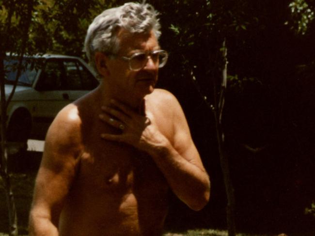 Former prime minister Bob Hawke wearing nothing but his underpants in an undated photo. It was taken in the early 80's when Hawke was Prime Minister at a pollies versus press gallery cricket match. Hawke would strip down to his undies and prance around after he had batted. Pic: Julie Herd published in 'So Greek' by Niki Savva. [Keywords: Speedos]