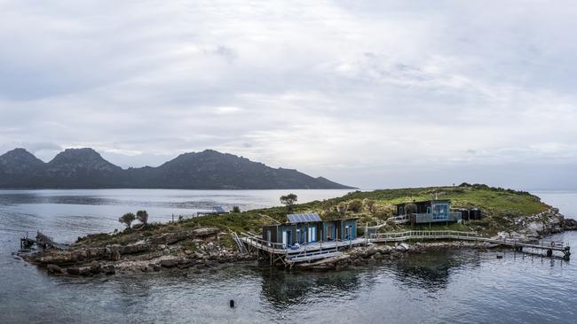 Embargo until 14 Sept 2023Former Victorian state politician Clem Newton-Brown  has listed his Tasmanian island and award-winning accommodation business, Picnic Island, for sale. With Knight Frank and Sotheby's., Pictures: Supplied