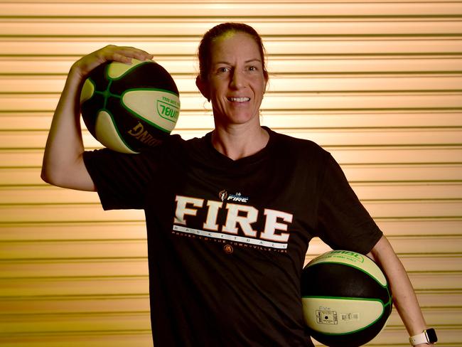 Townsville Fire player Micaela Cocks will set the record for the most games for the club tonight. Picture: Evan Morgan