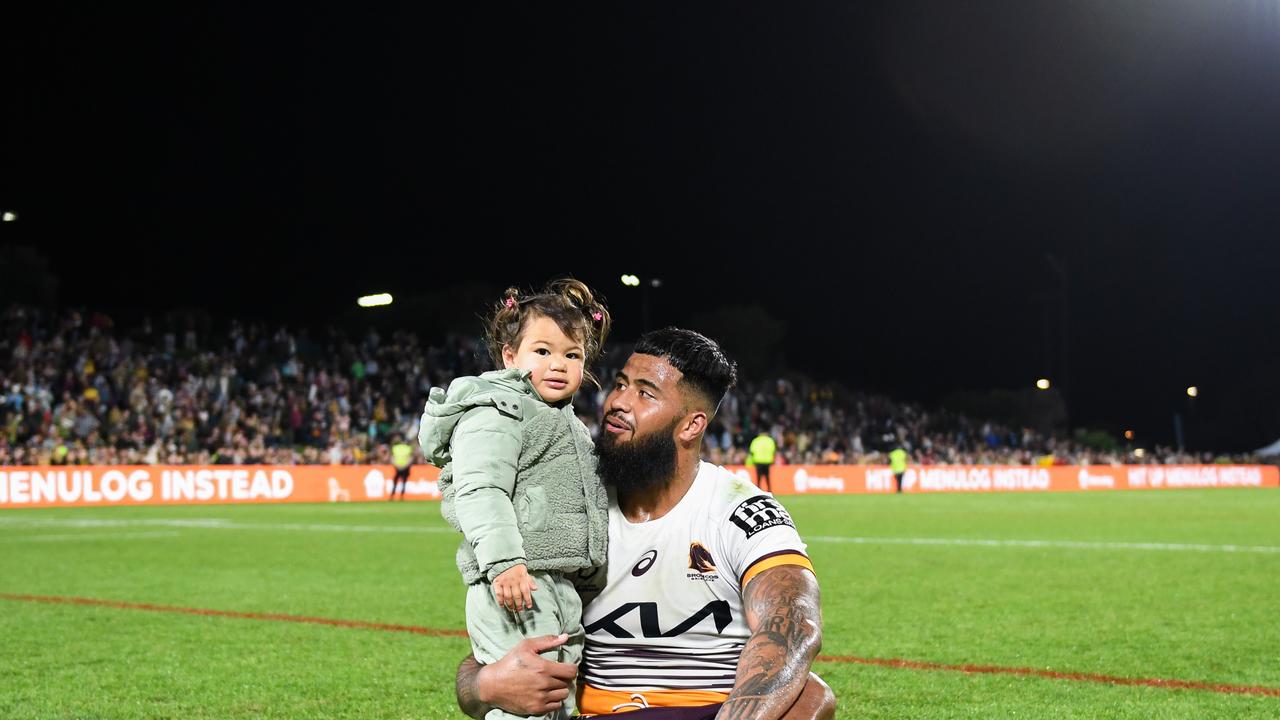 Haas says he wants to support his daughter and be a role model for kids. Picture: NRL Photos.