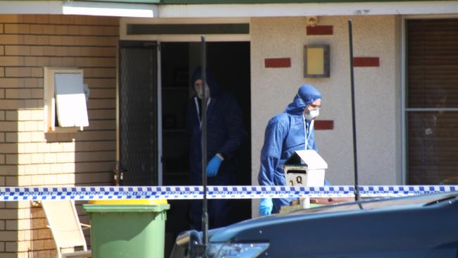 The woman and child were found at a property along Robinson Rd, Morley, after police were called to the scene late Monday morning. Picture: NCA NewsWire / Anthony Anderson