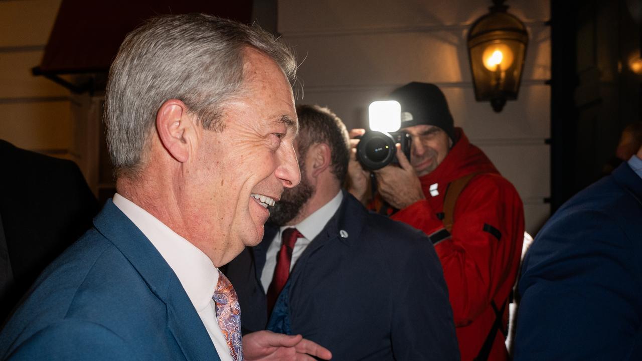 Nigel Firage held the event in a bid to raise donations. Photo: Ben Montgomery/Getty Images.