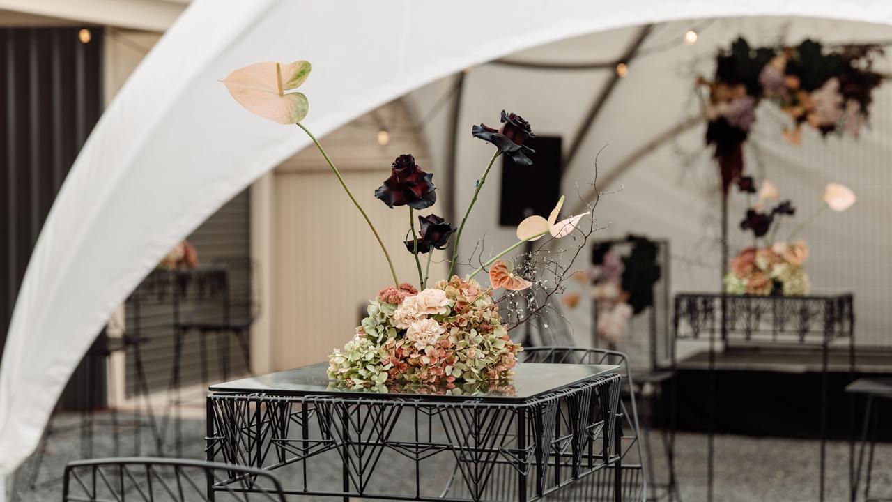 Going forward a lot of our clients are turning to outdoor / marquee weddings, says Alyse Vozzo from The Stylist's Guide. Picture: Domenic Scopelliti from Visual Domain.