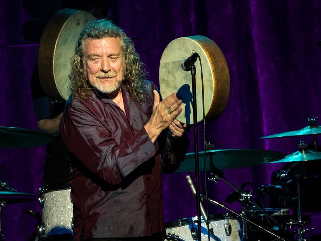 Robert Plant during his headlining set at the 2018 Byron Bay Bluesfest, which has been named a finalist for Best Event at the 2018 Australian Event Awards. Picture: Bruce Davis